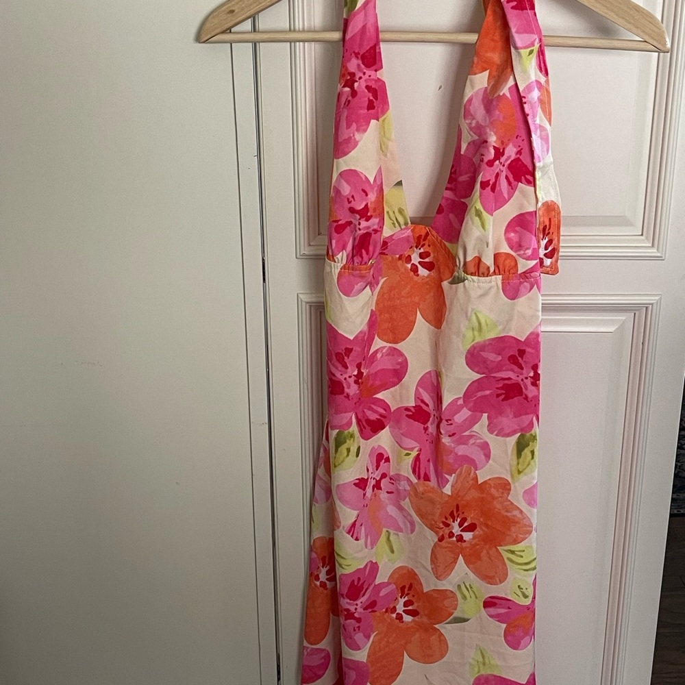 SHEIN Multicolor Halter Dress